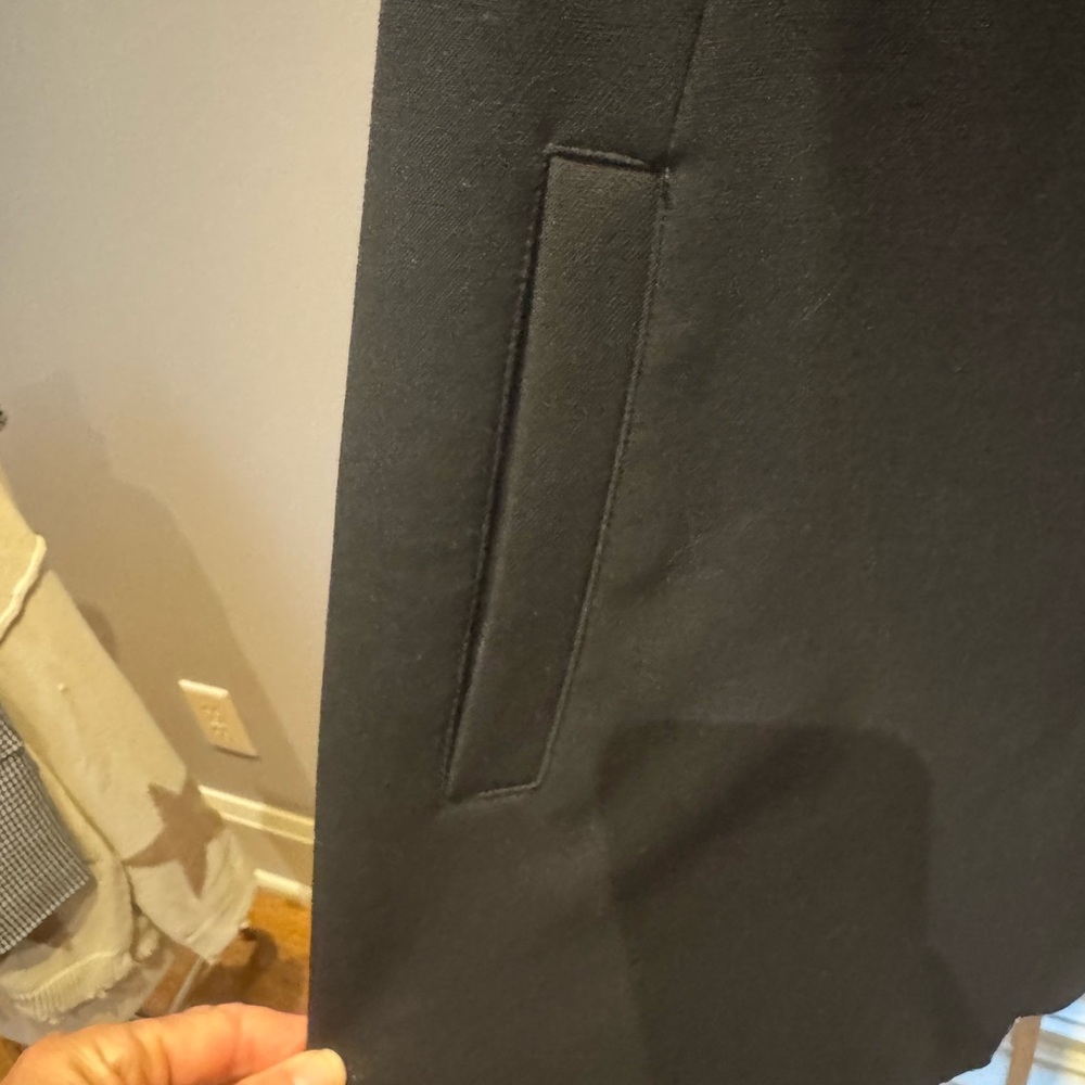 Veronica Beard Black Asymmetrical Button Shift Dr… - image 6